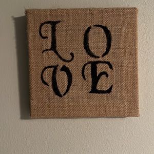 Love wall sign